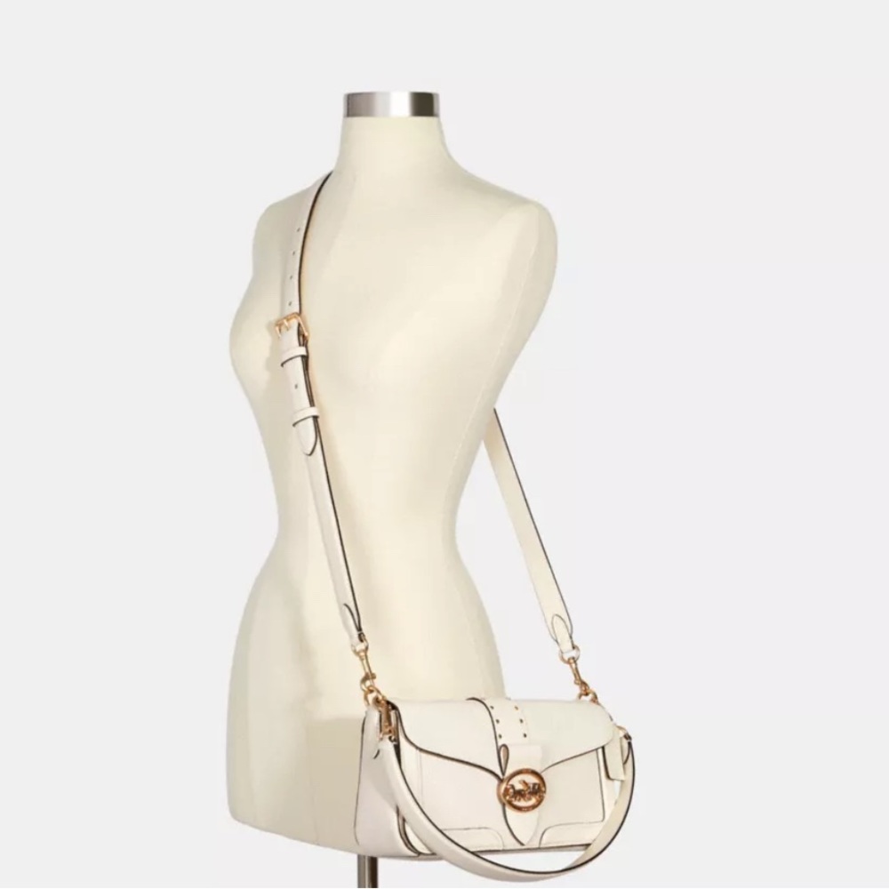 Coach Georgie Shoulder Bag with Rivets